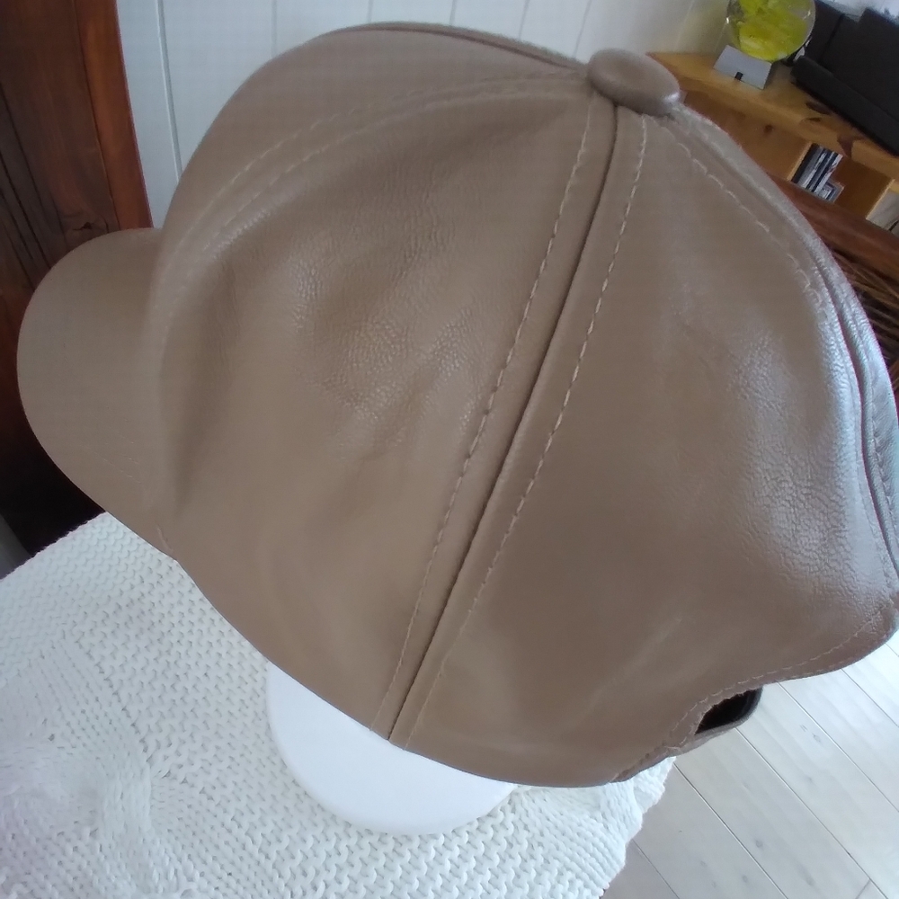Pleather Cap - Picture 6 of 7